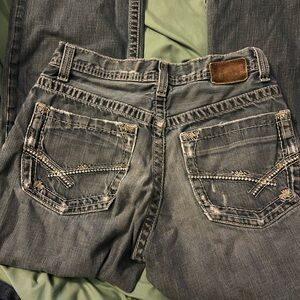 Gray Relaxed Fit Jeans with Vintage Appeal